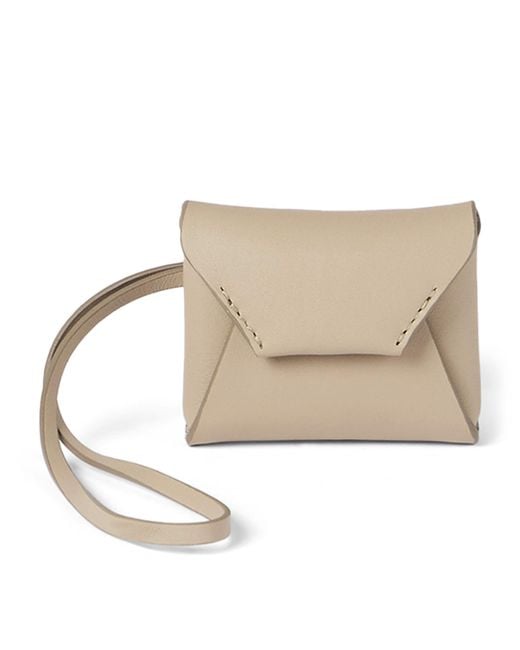 Brunello Cucinelli Natural Leather Envelope Bag Charm