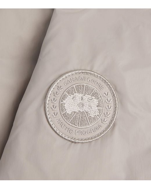 Canada Goose Gray Down Elba Bomber Jacket