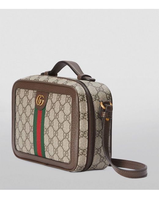 Gucci Brown Canvas Ophidia Cross-body Bag