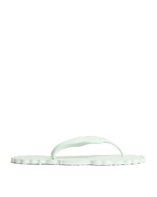 Zimmermann White Seafoam Flip Flops