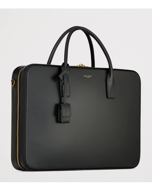 Saint Laurent Black Large Sac De Jour Bauletto Messenger Bag