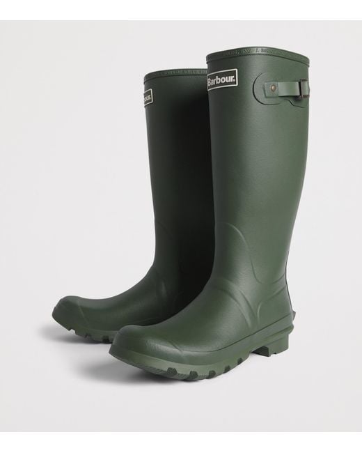 Barbour Green Tall Bede Wellington Boots for men