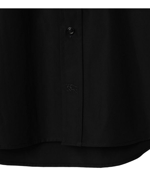 Burberry Black Cotton Ekd Shirt for men