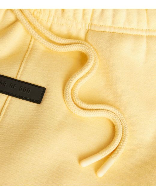Fear Of God Yellow Cotton-blend Drawstring Sweatpants for men