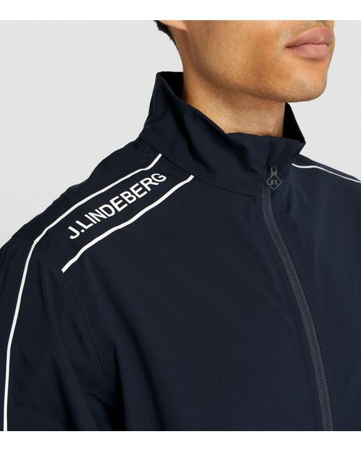 J.Lindeberg Blue Zip-up Theo Jacket for men
