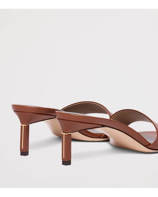 Tom Ford Brown Calfskin Mules 55
