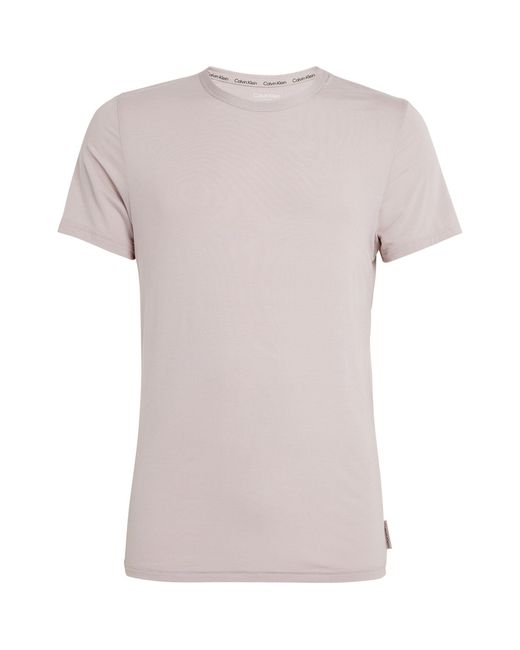 Calvin Klein Pink Modal Lounge T-shirt for men