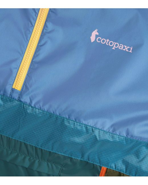 COTOPAXI Blue Half-zip Teca Windbreaker for men