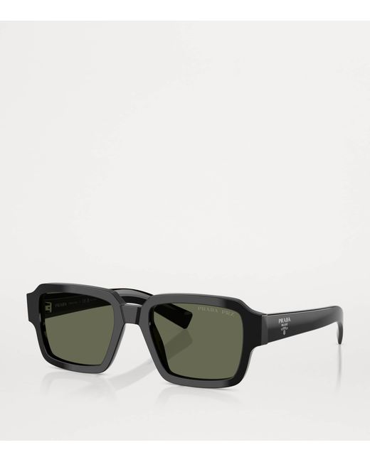 Prada Green Injected Pr02Zs Sunglasses for men