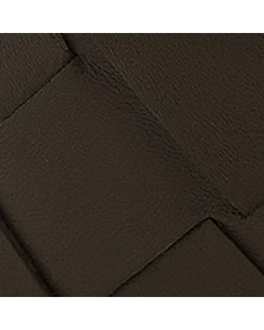 Bottega Veneta Black Leather Reversible Intrecciato Belt for men