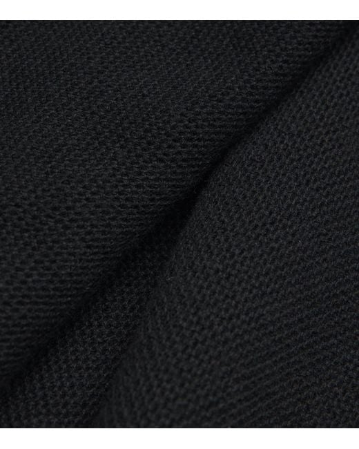 PAIGE Black Cotton-Blend Elwynn Polo Shirt for men