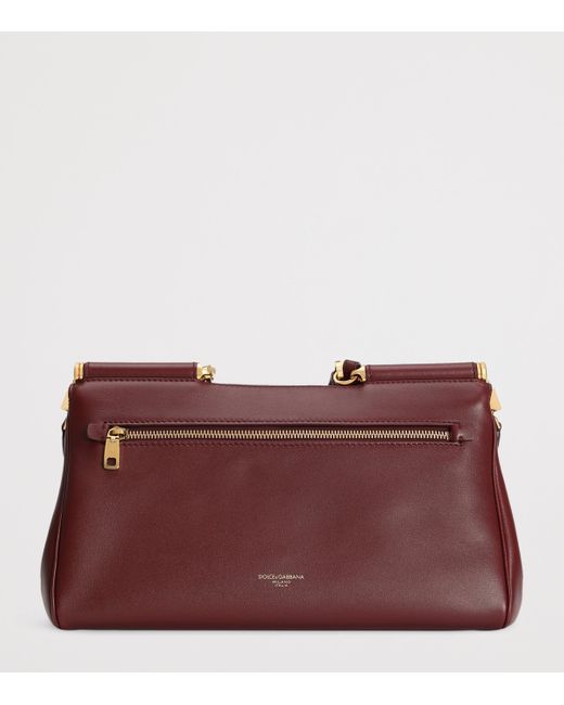 Dolce & Gabbana Purple Leather My Sicily Bag