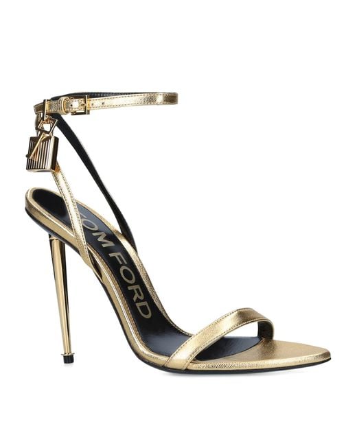 Tom Ford Metallic High Heel Sandals
