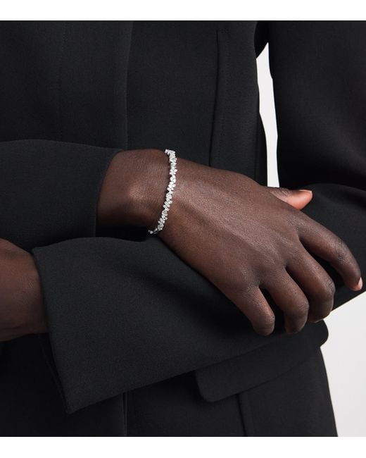 Suzanne Kalan White And Diamond Classic Sparkler Bangle