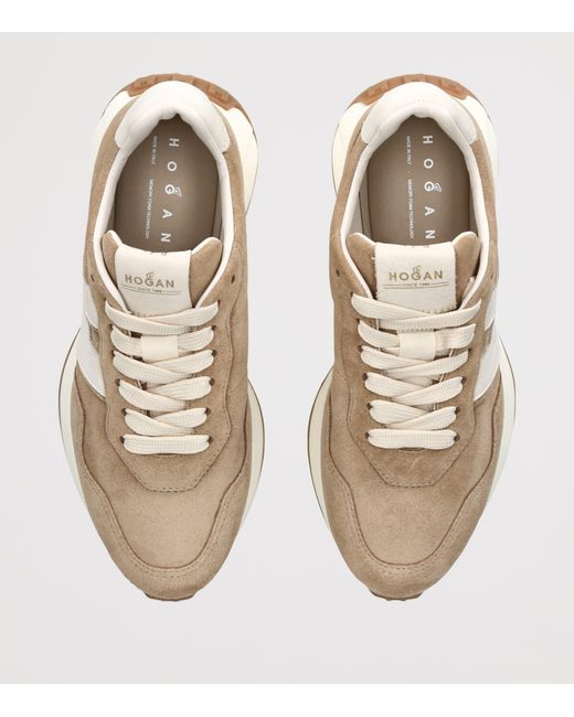 Hogan Natural Suede-Blend H641 Sneakers