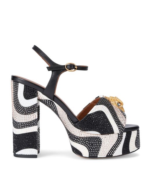Gina Metallic Embellished Kensington Sandals