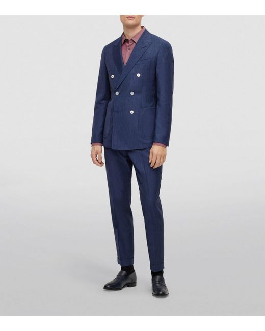 Boss Purple Organic Cotton Shirt for men