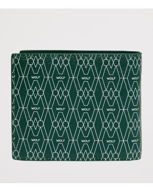 Wolf Green Signature Billfold Wallet