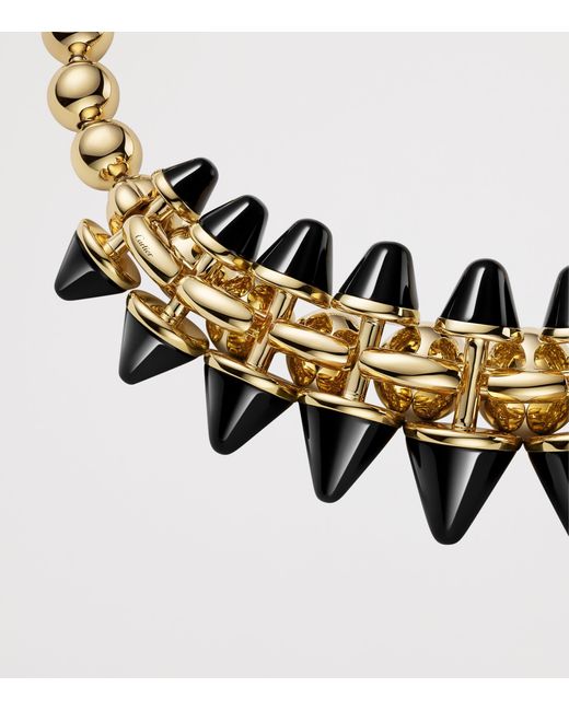 Cartier Metallic Extra Large And Onyx Clash De Flexible Necklace