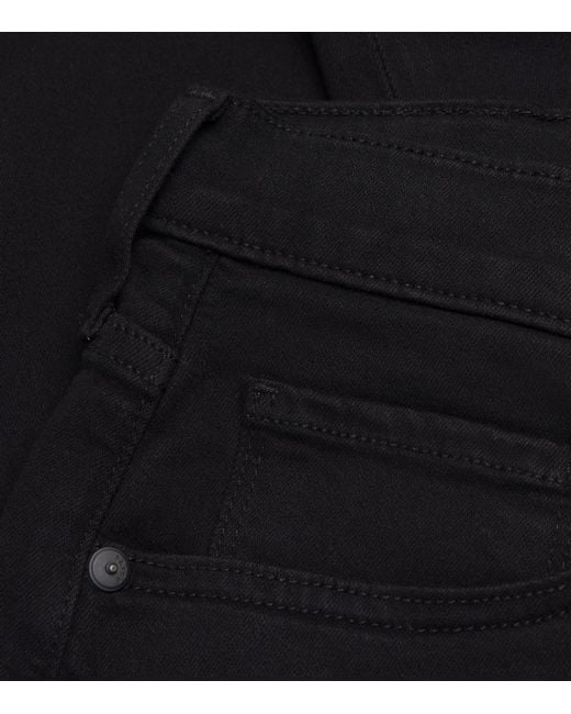 PAIGE Black Normandi Straight Jeans for men