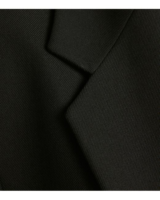 Maje Black Chain-Detail Blazer