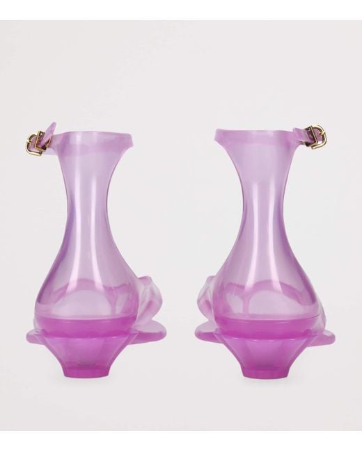 Chloé Purple Jelly Sandals 25