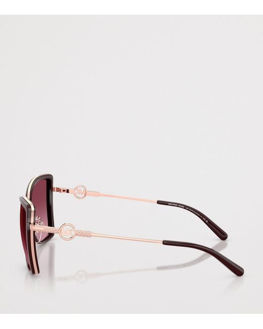 Michael Kors Purple Corsica Butterfly Sunglasses
