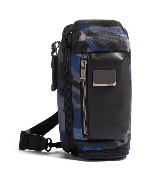 Tumi Blue Camouflage Kelley Sling Backpack for men