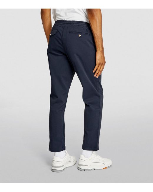 Polo Ralph Lauren Blue Stretch-Cotton Prepster Trousers for men