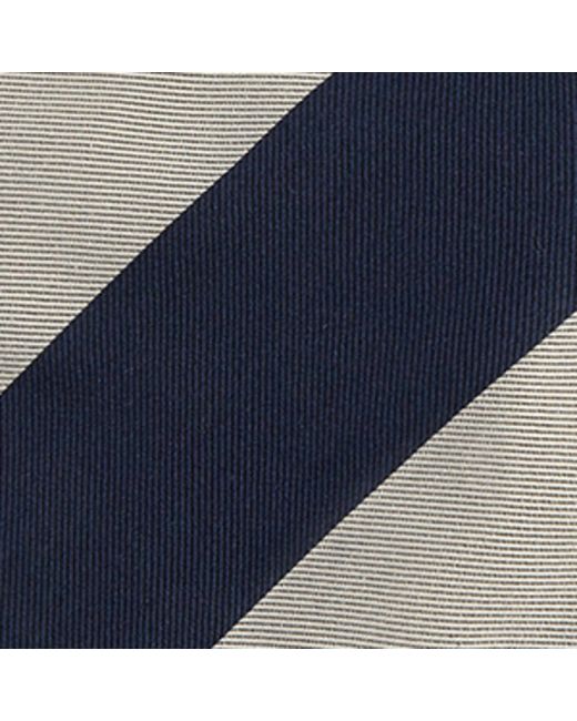 Dunhill Blue Mulberry Silk Stripe Tie for men