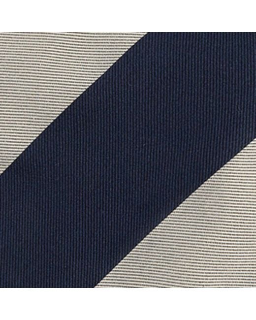 Dunhill Blue Mulberry Silk Stripe Tie for men