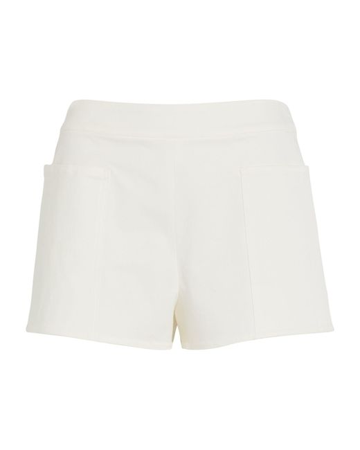 Max Mara White Low-rise Riad Shorts