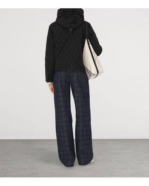 Burberry Black Hooded Field Jacket