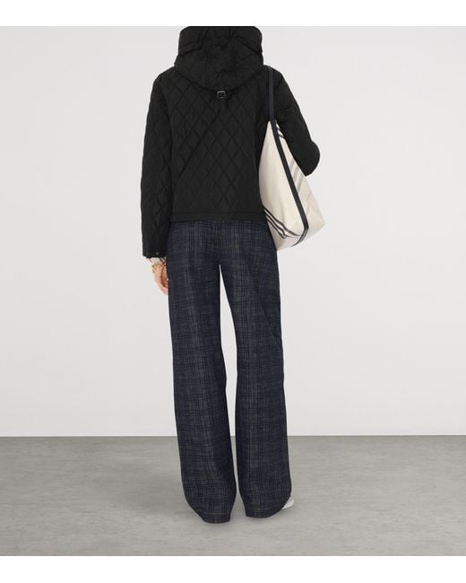 Burberry Black Hooded Field Jacket