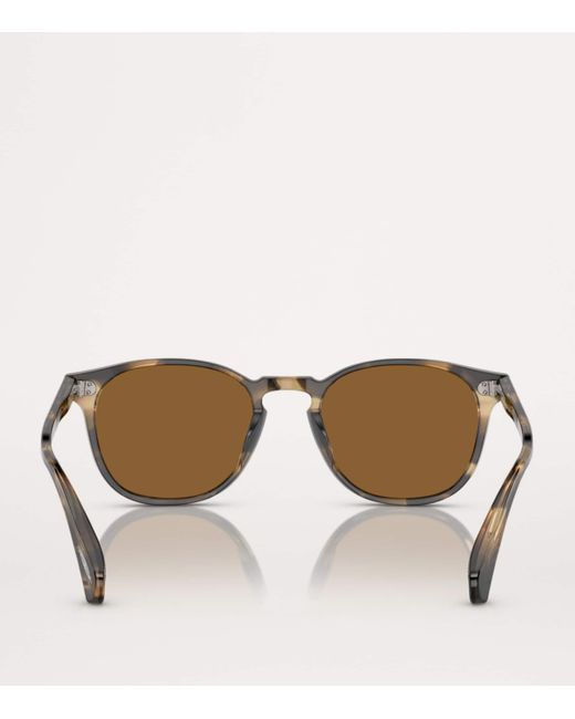 Oliver Peoples Brown Acetate Finley Esq. Sun Sunglasses