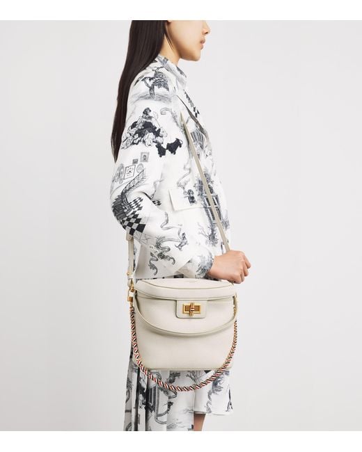 Thom Browne Natural Pebble Leather Box Bag