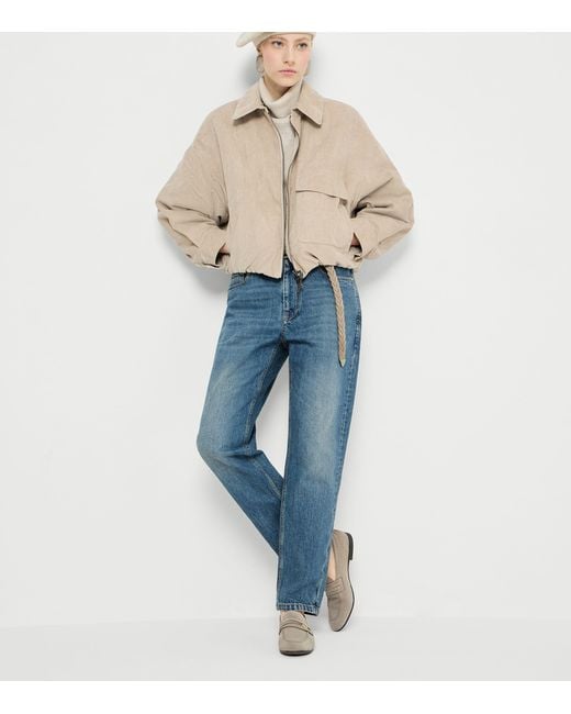 Brunello Cucinelli Gray Suede Horsebit Loafers