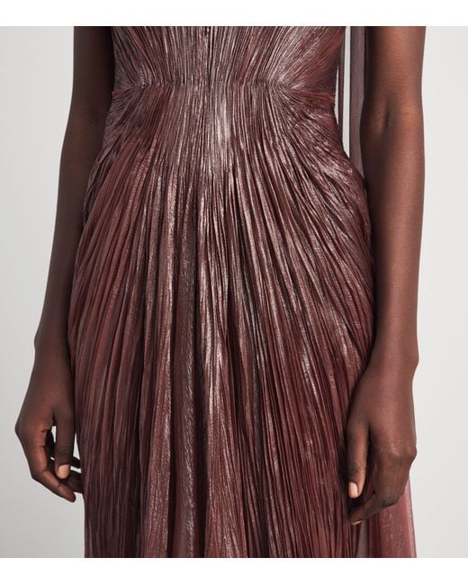 Maria Lucia Hohan Red Silk Cecilia Gown