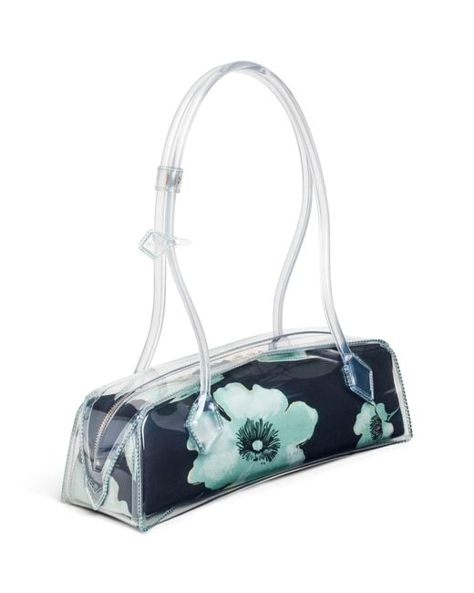 Alaïa White Medium Le Teckel Shoulder Bag