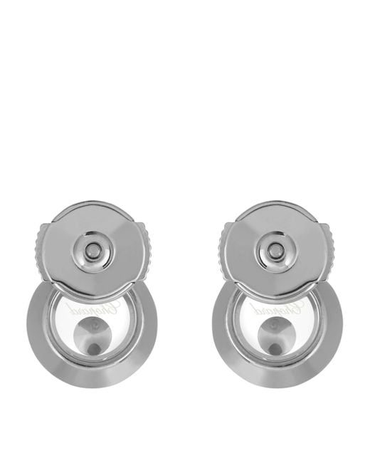 Chopard Metallic And Diamond Happy Diamonds Icons Earrings