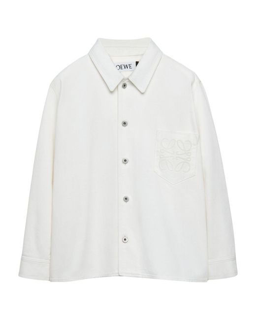 Loewe White X Paula's Ibiza Denim Overshirt