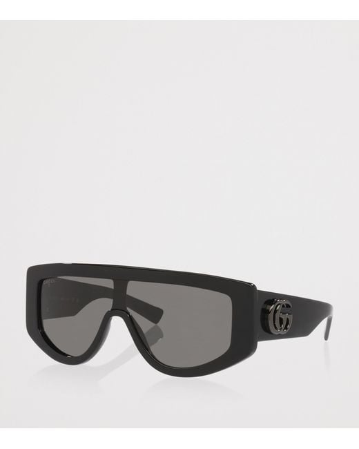 Gucci Gray Irregular Sunglasses
