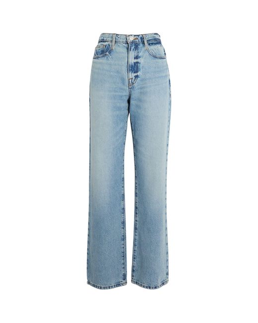 FRAME Le Pixie Jane Jeans in Blue | Lyst UK