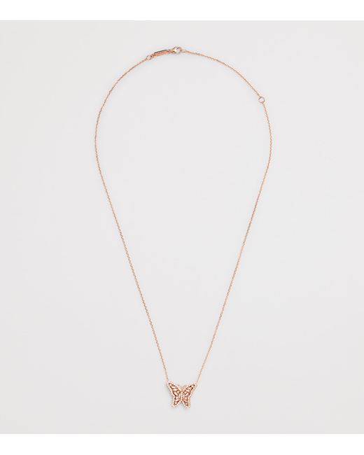 Suzanne Kalan Metallic And Diamond Bold Butterfly Necklace