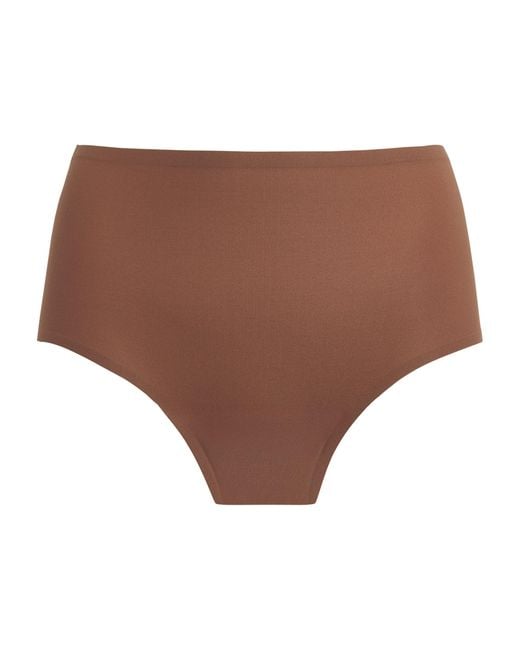 Chantelle Brown High-Rise Softstretch Briefs