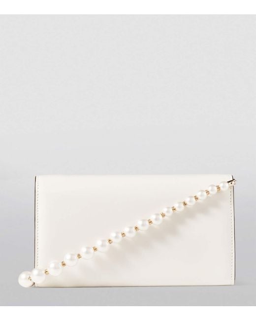 Jimmy Choo Natural Leather Varenne Chain Wallet