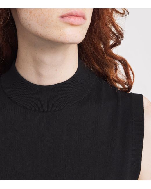 Weekend by Maxmara Black Knitted Tank Top