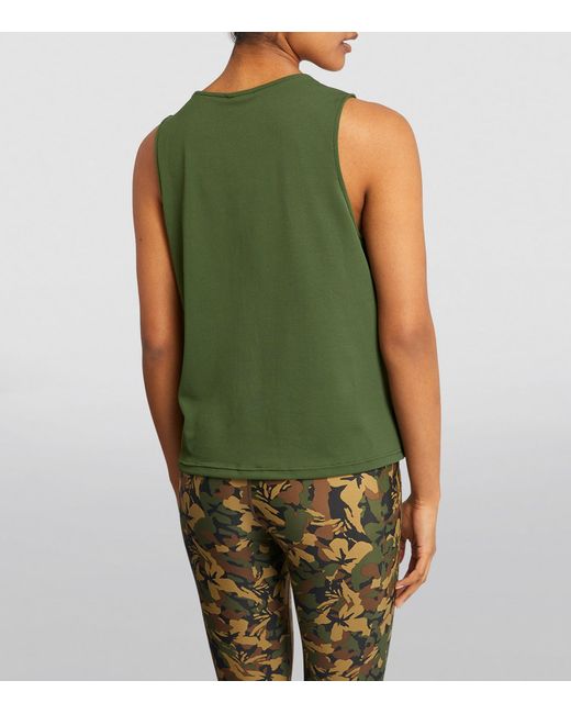 The Upside Cropped Bailey Tank Top in Green