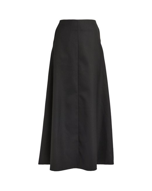 By Malene Birger Black Isoldas Maxi Skirt