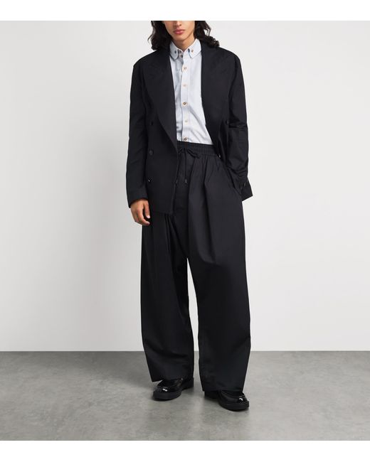 Vivienne Westwood Blue Organic Cotton Two-Button Krall Shirt for men